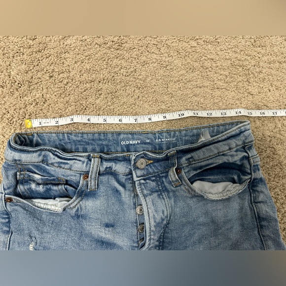 Old Navy Light Blue Jean Shorts - Picture 2 of 4